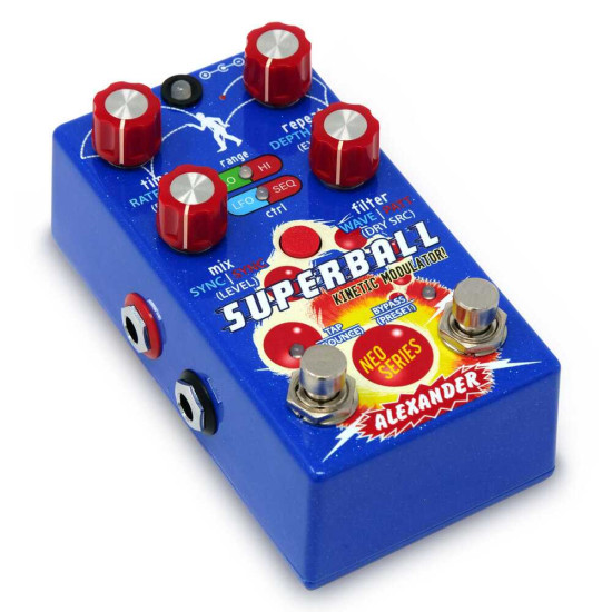 Alexander Pedals Superball Kinetic Modulation Guitar Effects Pedal