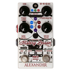Alexander Pedals History Lesson Vol. 3 Delay Guitar Effects Pedal Alexander Pedals History Lesson Vol. 3 Delay Guitar Effects Pedal