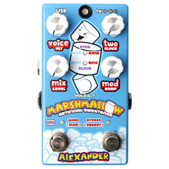 New Gear Day Alexander Pedals Marshmallow Pitch Shifter Guitar Effects Pedal