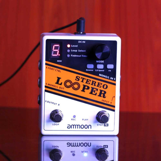 Ammoon STEREO LOOPER Loop Record Guitar Effects Pedal