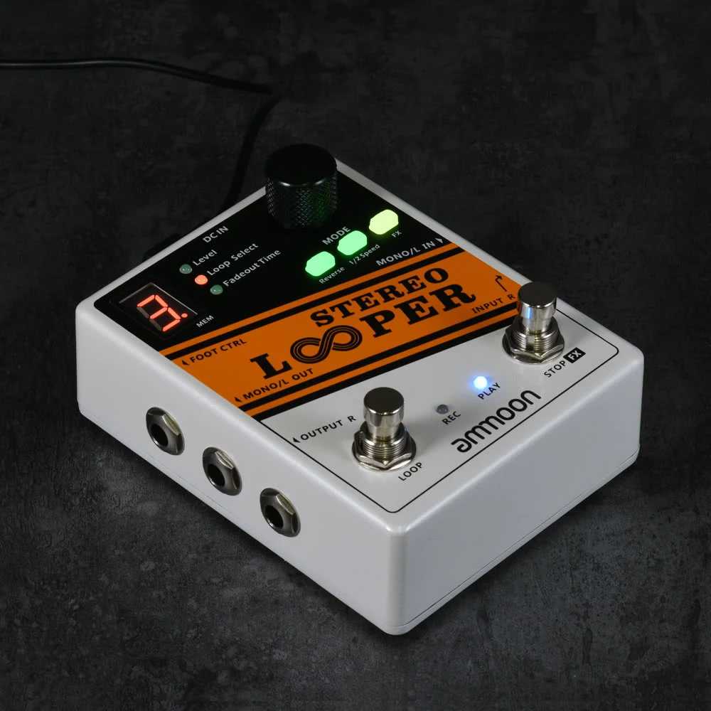 Sale Ammoon STEREO LOOPER Loop Record Guitar Effects Pedal
