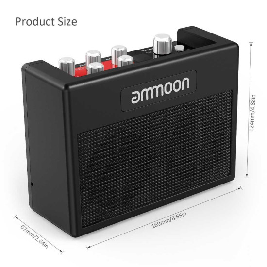 Ammoon POCKAMP Portable Guitar Amplifier