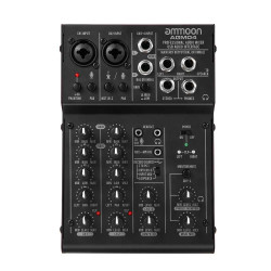 Ammoon AGM04 Mini 4-Channel Sound Card USB Interface Ammoon AGM04 Mini 4-Channel Sound Card USB Interface