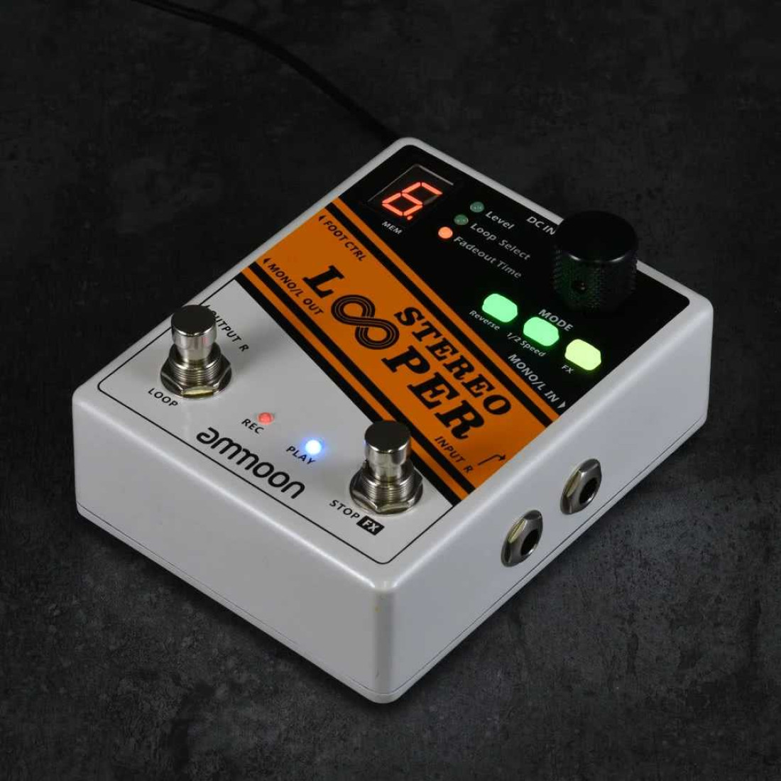 Sale Ammoon STEREO LOOPER Loop Record Guitar Effects Pedal