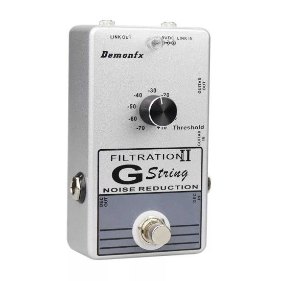 Demonfx High Quality FILTRATION II NOISE REDUCTION Guitar Effect Pedal Noise Gate With True Bypass