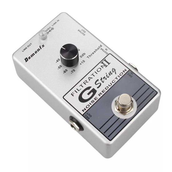 New Gear Day Demonfx High Quality FILTRATION II NOISE REDUCTION Guitar Effect Pedal Noise Gate With True Bypass