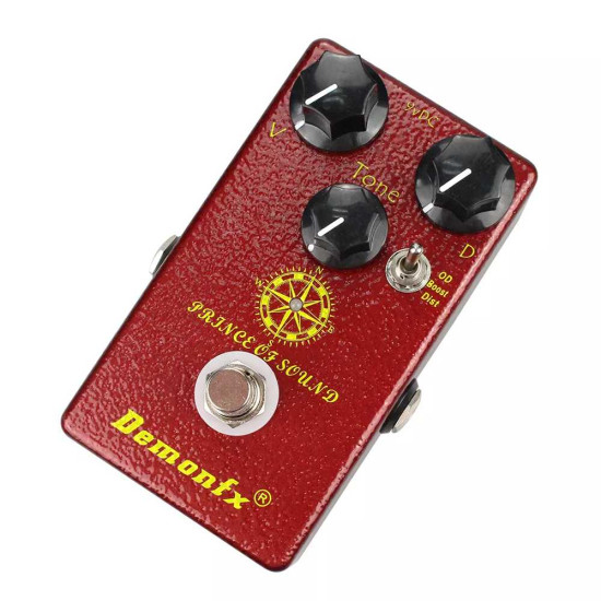 Demonfx High quality Prince of Sound Guitar Effect Pedal Overdrive Boost Distortion Prince of tone