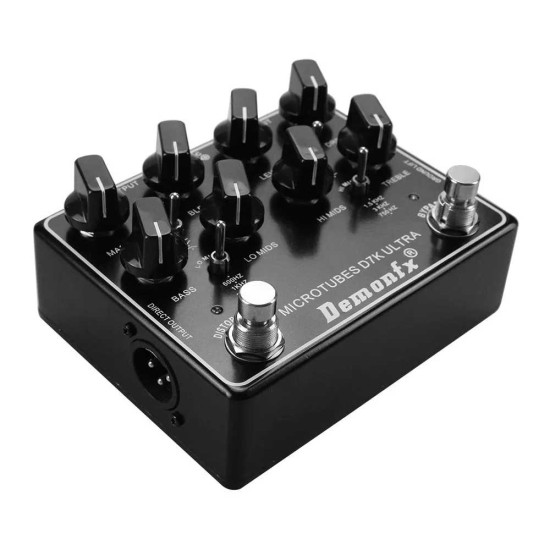 DemonFX New Product Microtubes D7K Ultra V2 Bass Preamp Pedal