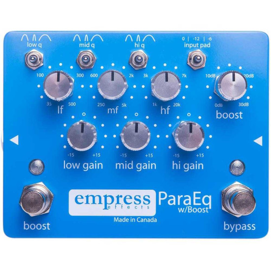 New Gear Day Empress ParaEq with Boost Guitar Effects Pedal
