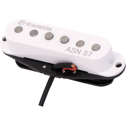 Entwistle ASN 57 Alnico 5 Rods Bridge Single Coil Staggered Pole Noiseless Pickup for Electric Guitar
