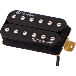 Entwistle Dark Star ND Neodymium Bar Bridge Humbucker Nickel Pole Piece Pickup for Electric Guitar