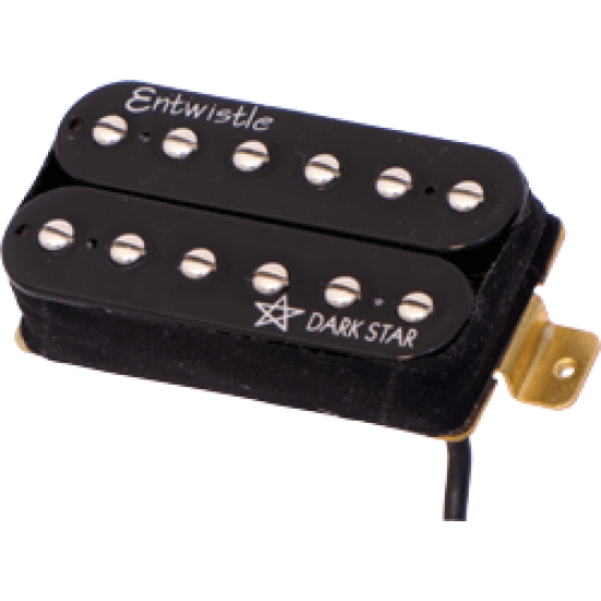 New Gear Day Entwistle Dark Star ND Neodymium Bar Bridge Humbucker Nickel Pole Piece Pickup for Electric Guitar