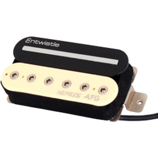 Entwistle Nemesis AFG Ceramic and Alnico Bridge Humbucker Single Rail & Hex Screw for Electric Guitar