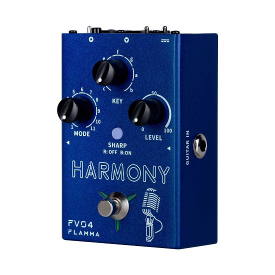 Flamma Innovation FV04 HARMONY Voice and Microphone Effects Pedal