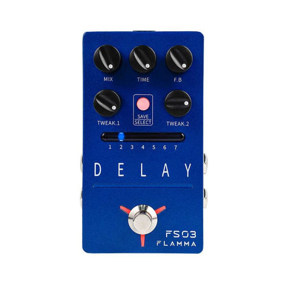 New Gear Day Flamma Innovation FS03 DELAY Guitar Effects Pedal