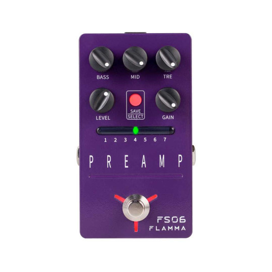 New Gear Day Flamma Innovation FS06 PREAMP Guitar Effects Pedal