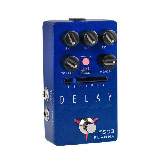 New Gear Day Flamma Innovation FS03 DELAY Guitar Effects Pedal