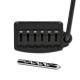New Gear Day Floyd Rose Rail Tail Tremolo Kit Black for Strat Style guitars, Wide RT200W