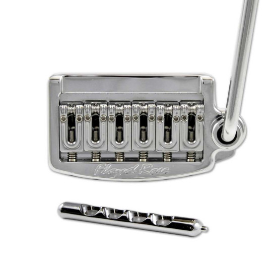 New Gear Day Floyd Rose Rail Tail Tremolo Kit Chrome for Strat Style guitars, Narrow RT100N