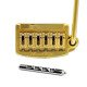 Floyd Rose Rail Tail Tremolo Kit Gold for Strat Style guitars, Wide RT300W