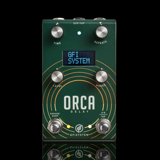 New Gear Day GFI System Orca Delay Guitar Effects Pedal