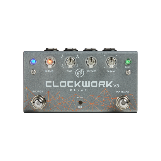 GFI System Clockwork Delay v3 Effects pedal