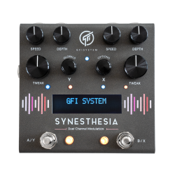 GFI System Synesthesia Dual Channel Guitar Effects Modulation Pedal GFI System Synesthesia Dual Channel Guitar Effects Modulation Pedal
