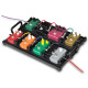 Guitto GPB-02 Effects Pedalboard with Softcase Bundle with Mosky DC Core 10 and Pro-C Solderless 12 Kit