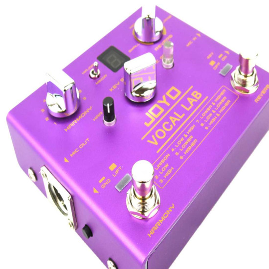 New Gear Day Joyo R-16 VOCAL LAB Harmoniser Effects Voice Pedal