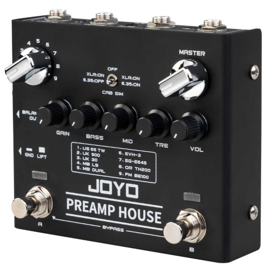 New Gear Day Joyo R-15 PREAMP HOUSE Preamp simulator Effects Pedal