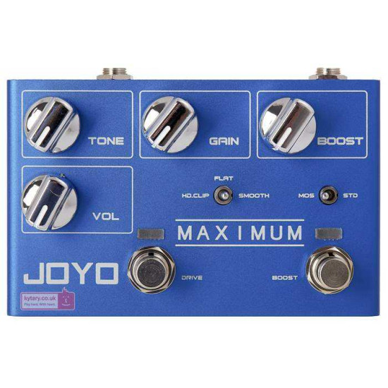 New Gear Day Joyo R-05 Maximum Overdrive Guitar Effects Pedal