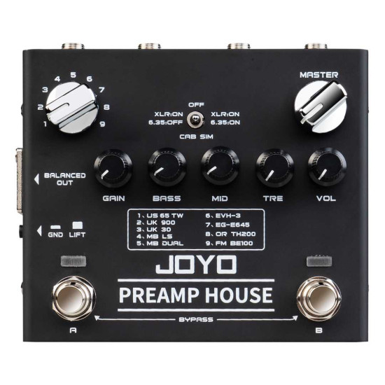 New Gear Day Joyo R-15 PREAMP HOUSE Preamp simulator Effects Pedal