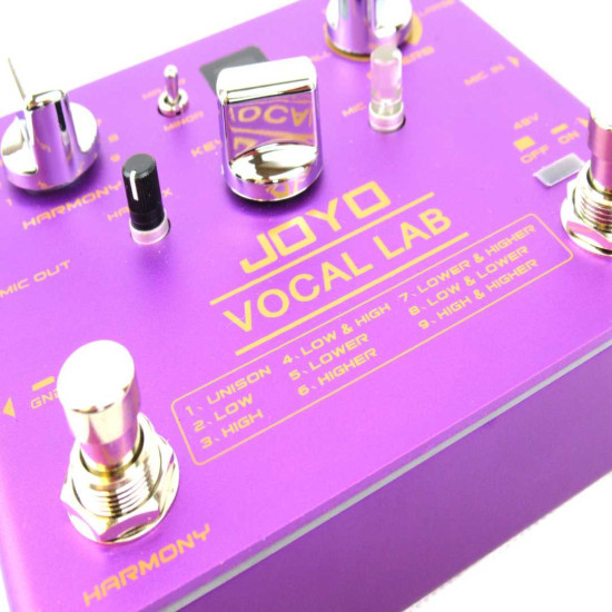 New Gear Day Joyo R-16 VOCAL LAB Harmoniser Effects Voice Pedal