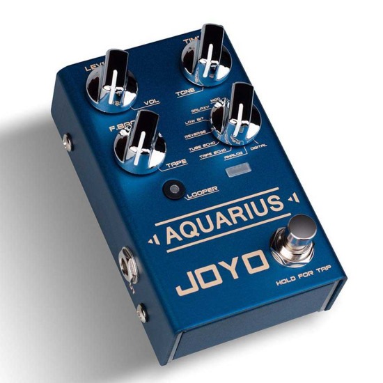 Joyo R-07 Aquarius Digital Delay + Looper Guitar Effects Pedal