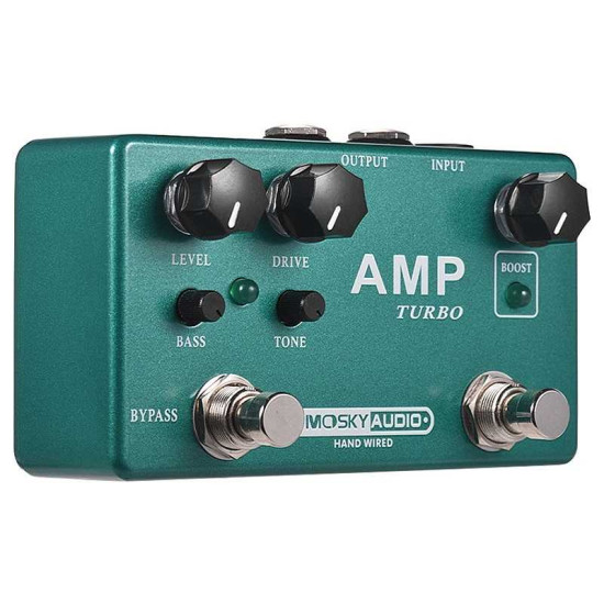 Mosky Amp Turbo Guitar Effect Pedal 2 In 1 Boost Overdrive Effects Pedal