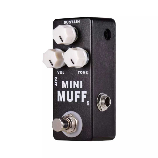 MOSKY MINI MUFF Electric Guitar Distortion Fuzz Effect Pedal Full Metal Shell True Bypass