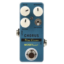 MOSKY Blue Ocean Chorus Guitar Effect Pedal Rate + Blend + Intensity + Intence MOSKY Blue Ocean Chorus Guitar Effect Pedal Rate + Blend + Intensity + Intence