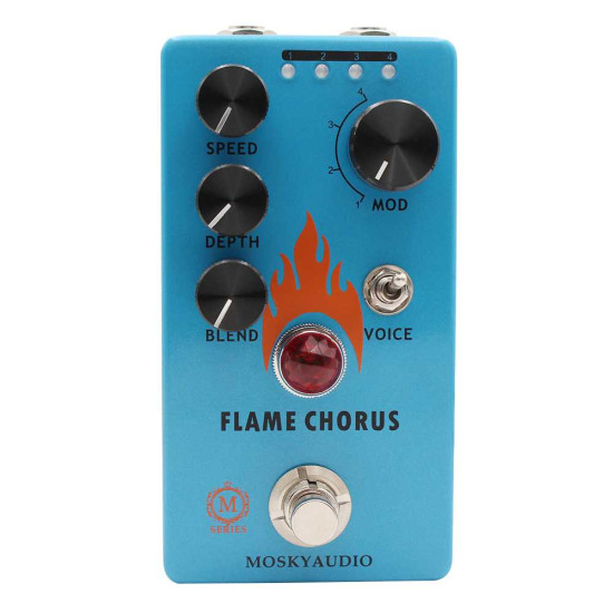 New Gear Day Mosky Audio Flame Chorus M-series Guitar Effect Pedal