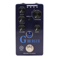 Mosky Audio G-III Blue M-series Distortion Guitar Effect Pedal Mosky Audio G-III Blue M-series Distortion Guitar Effect Pedal