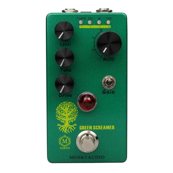 New Gear Day Mosky Audio Green Screamer M-series Overdrive Guitar Effect Pedal