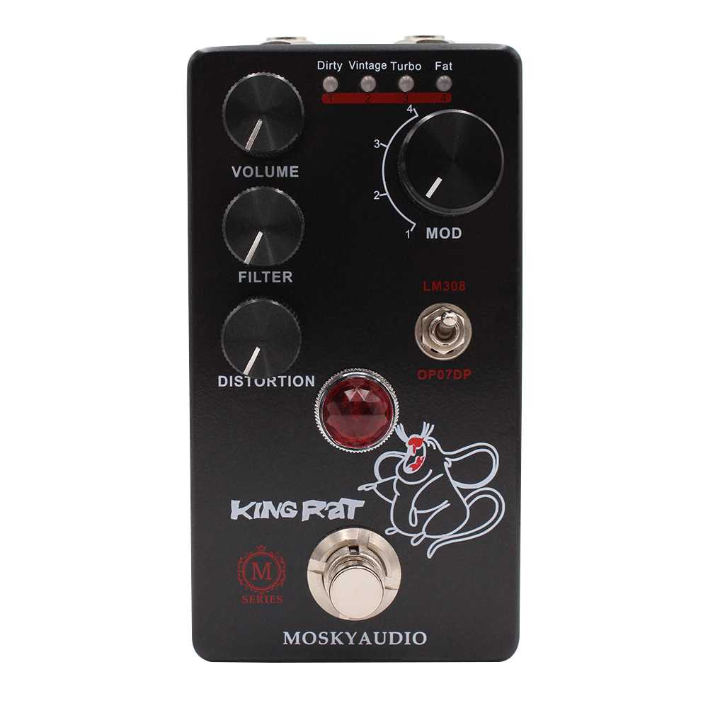 Sale | Mosky Audio King Rat M-series Fuzz Guitar Effect