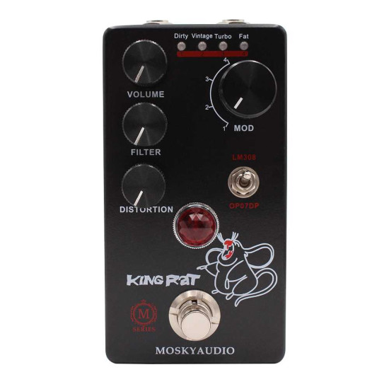 New Gear Day Mosky Audio King Rat M-series Fuzz Guitar Effect Pedal