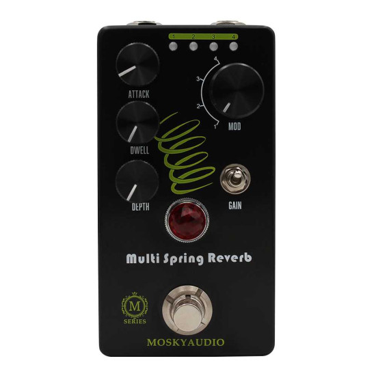 New Gear Day Mosky Audio Multi Spring Reverb M-series Guitar Effect Pedal