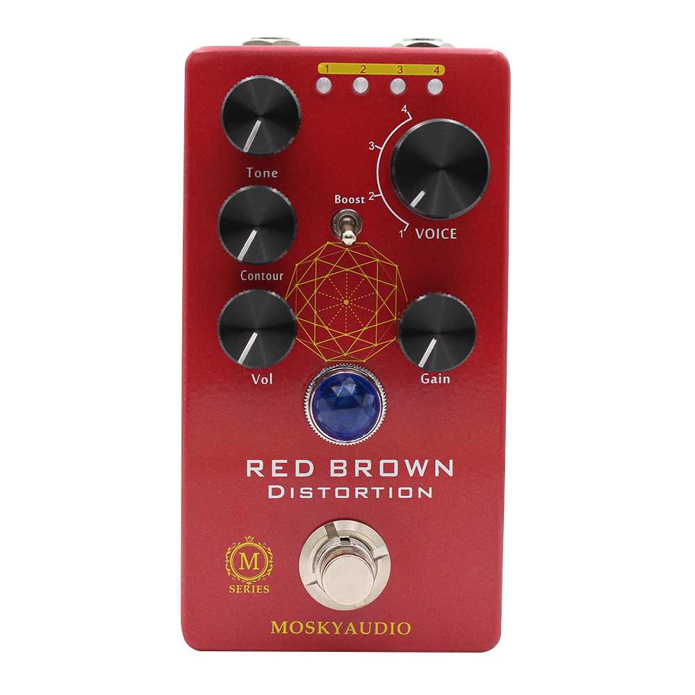Sale | Mosky Audio Red Brown M-series Distortion Guitar