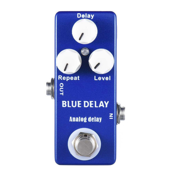 Mosky Blue Delay Guitar Effects Pedal