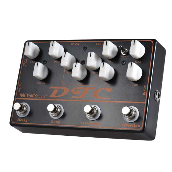 New Gear Day Mosky DTC 4 in 1 Guitar Effects Pedal