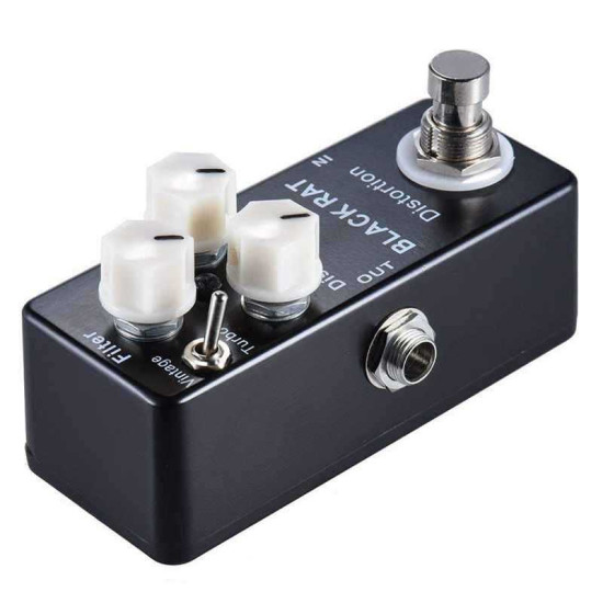 New Gear Day Mosky Black RAT Distortion Mini Guitar Effect Pedal