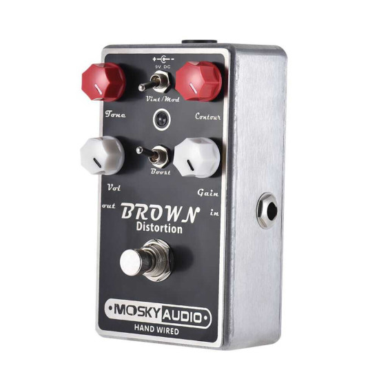 Mosky Brown Distortion Guitar Effects Pedal