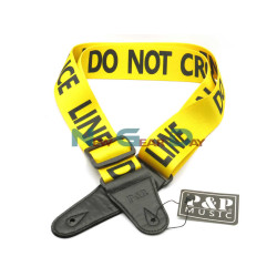 P&P S008-16 Police Line Do Not Cross Guitar Strap