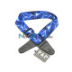 New Gear Day P&P S008-51 Blue Lightning Guitar Strap